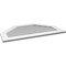 Ekena Millwork Octagonal Top Surface Mount PVC Gable Vent w/ 3-1/2"W x 1"P Standard Frame, 40"W x 24"H GVPOT40X2401SN - alternate 5